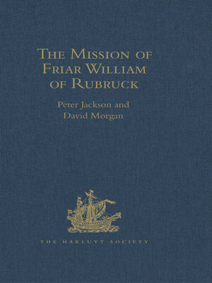 cover image of The Mission of Friar William of Rubruck
